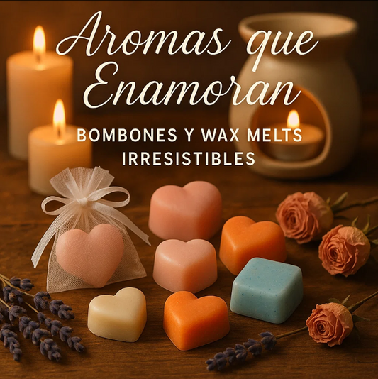 Aromas que Enamoran: Bombones y Wax Melts Irresistibles